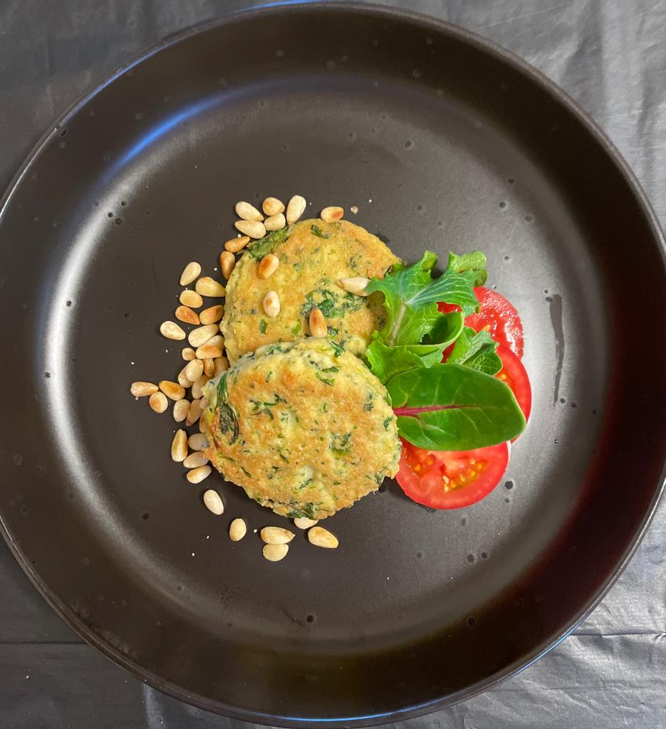 Cheesecakes pancakes<br>with tofu