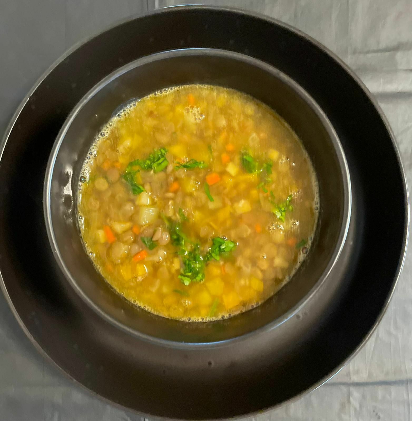 Lentil soup