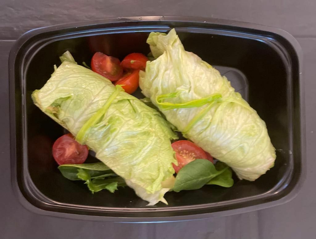 Aisberg roll with ham and cheese
