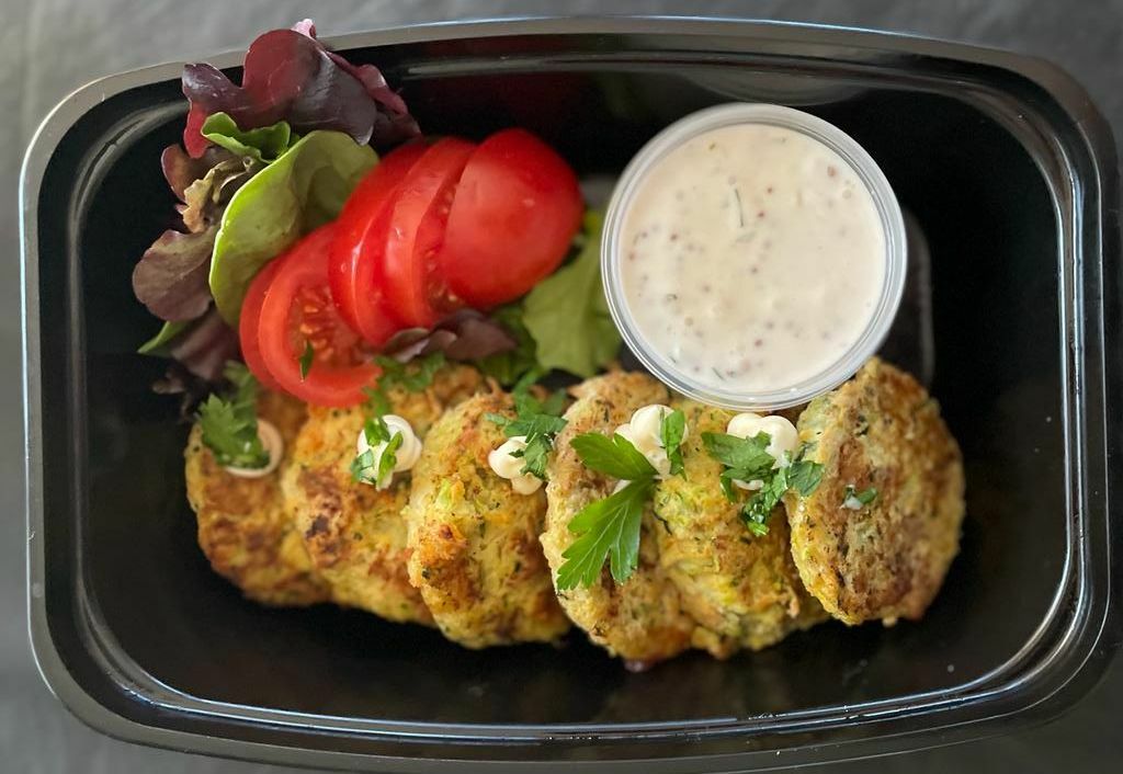 Cauliflower pancakes